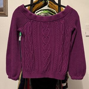 New York & Company Plum Sweater